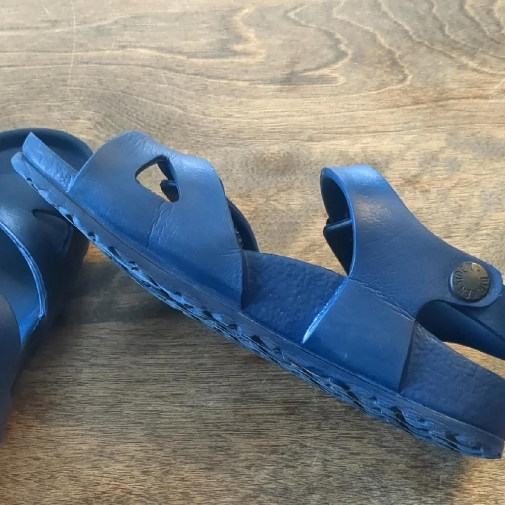 Kids Birkenstock Rio EVA Navy Blue Open Toe Sandals Size 11